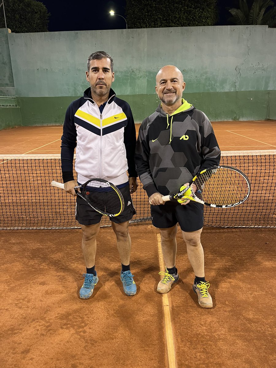 Gran partido en la Final del Campeonato Territorial de veteranos +30 de <a href="/MSC__Oficial/">Melilla Sport Capital</a> organizado por <a href="/TenisMelilla/">Feder. Tenis Melilla</a> 
Buen partido, mucho ritmo, tres sets en casi dos horas y media de partido y una merecida victoria para mi rival 👍
Enhorabuena Cele Puga. 
Gran nivel 👏👏👏