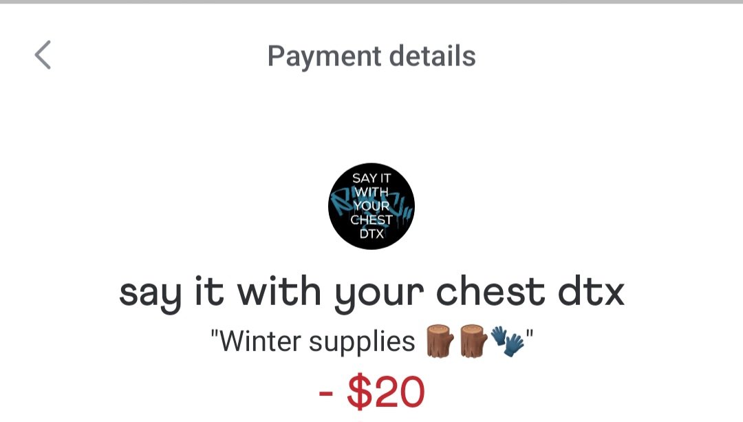 Just sent funds to <a href="/siwycdtx/">sayitwithyourchestdtx</a> for cold weather supplies for unhoused community members in #Dallas, who is down to match me? 👀