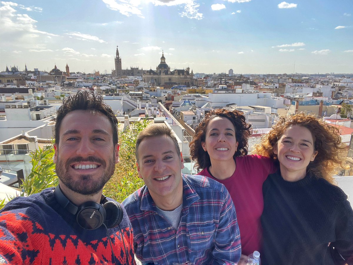 rsjavi's tweet photo. Grabar en Sevilla SIEMPRE es un SÍ. ❤️
#ElNovatoMorancos https://t.co/ZHW7YTMyH3