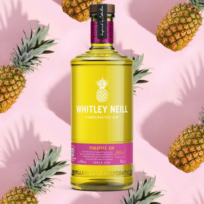 Pineapple gin is my new favourite😍

#WhitleyNeillGin #PineappleGin