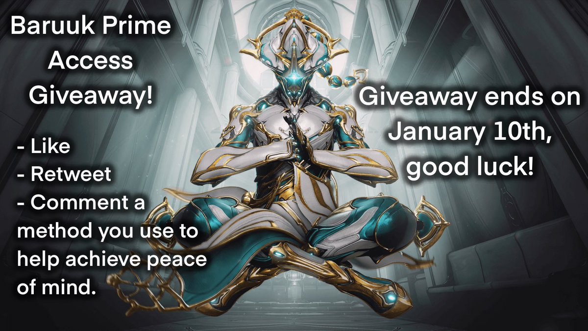 Primed_Average's tweet photo. Giveaway time! This runs until January 10th, good luck! 

#warframe https://t.co/L0kAvahlGv