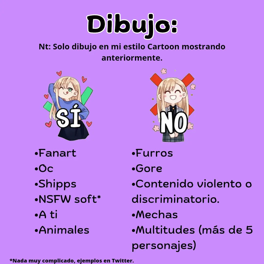 SolElizabethVa1's tweet photo. Abrimos comisiones!
Espero y puedan apoyarme. Cualquier duda piden dejar un comentario o enviar un mensaje.

#comisiones #comisionesdibujos #opencommissions #dibujodigital #drawing #draw #dibujoscartoon #ventadedibujos #art #commissionsart https://t.co/IYVALlE64E