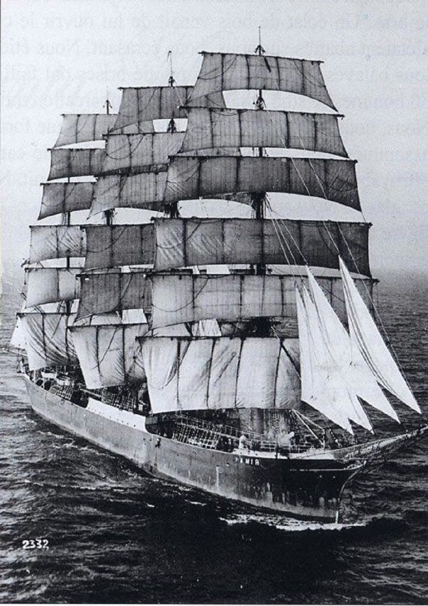 Four Masted Barque Pamir  bit.ly/2NavBNn
#tallship #undersails #sailing