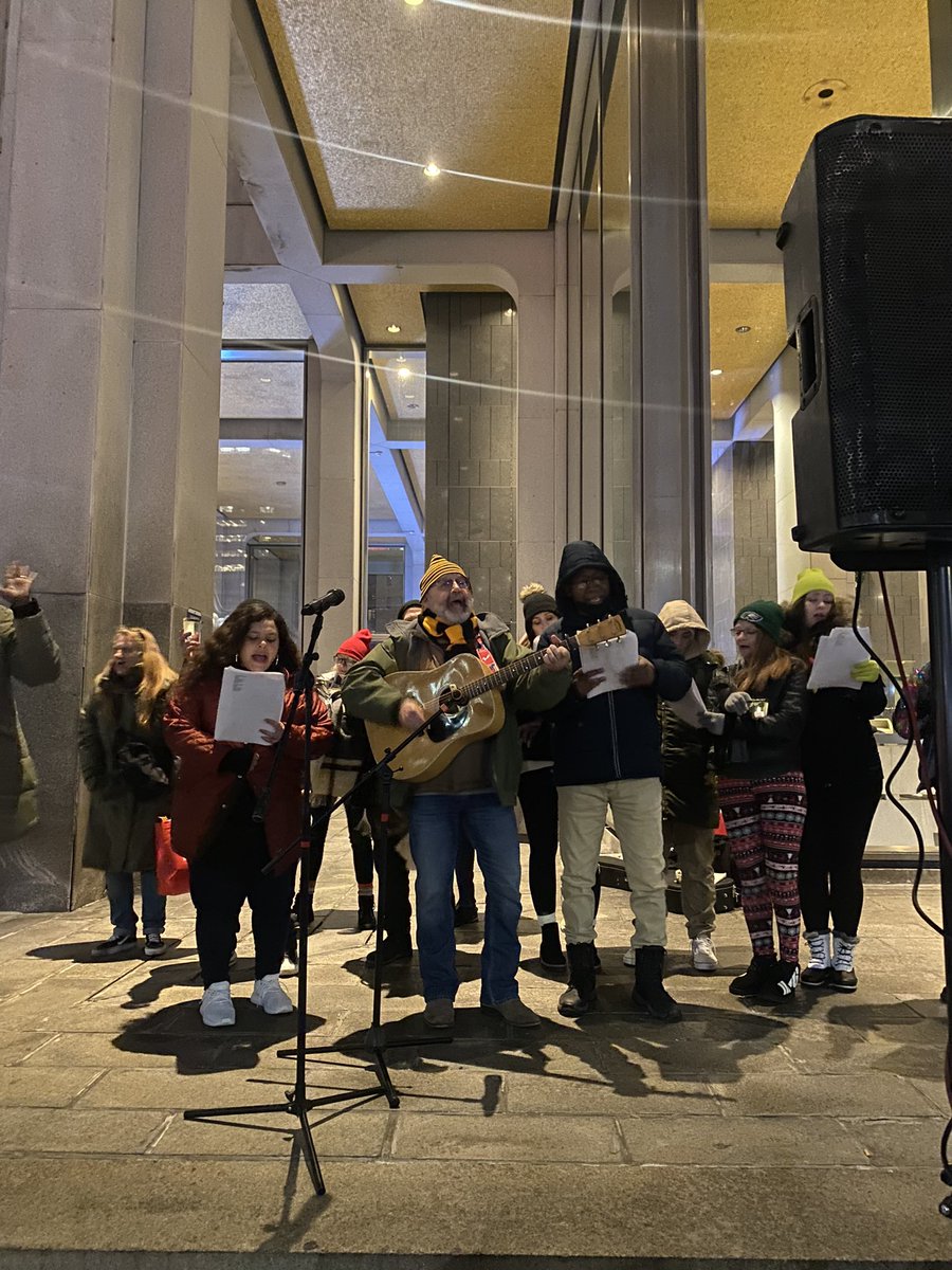 A big thank you to Barry Martin and the Good Shepherd Choir who have led us in song on #HomelessMemorial Philly for 5 years in a row.