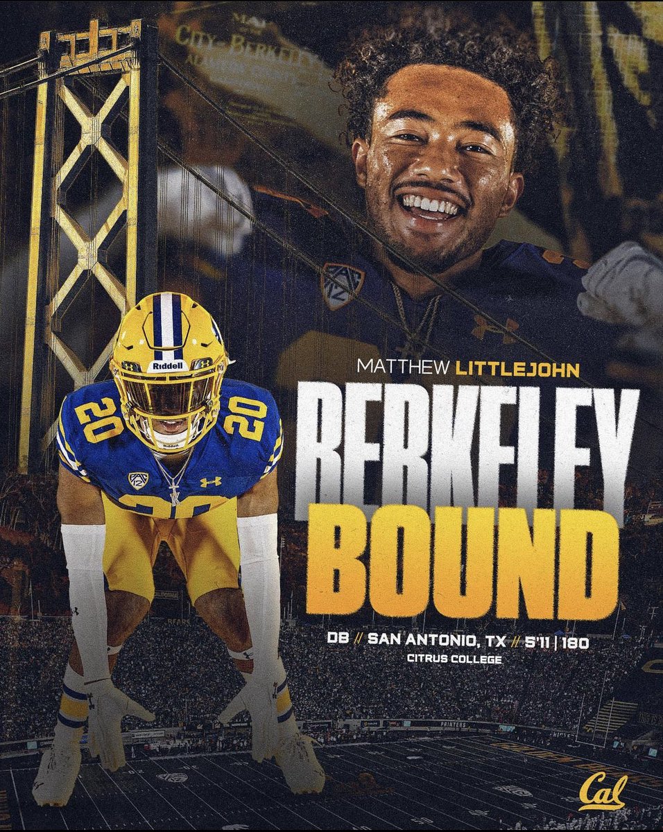 <a href="/Mlittlejohn25/">Matthew Littlejohn</a> Signed with <a href="/CalFootball/">Cal Football</a> #BlueCollarOwlStandard #CitrUS #97  #TheNest🦉🦉🦉