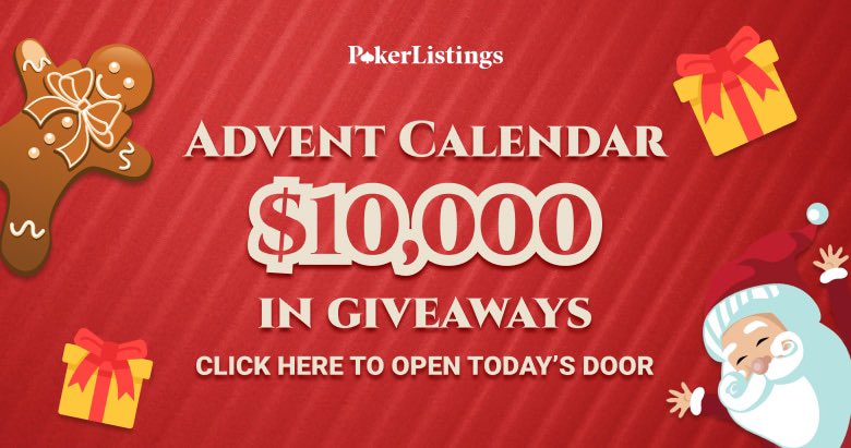 PokerListings's tweet photo. Pokerlistings Christmas Calendar Dec 22 🎁
Today we are giving away 2x $202.30 theme tickets on @PokerStars!
To win: Retweet + Post an image of your favourite hand and tell us why!
T&amp;C: https://t.co/0eglLrNzQX
Raffle ends Dec 22, 23.59 UTC 🎄
#pokerlistings #PLXmasCalendar https://t.co/yGJchJ4sWl