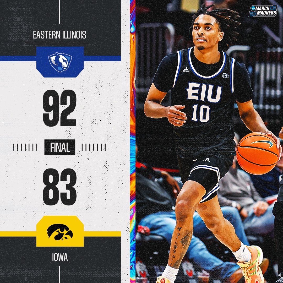 EASTERN ILLINOIS UPSETS IOWA 😱

The Panthers dominate the second half, outscoring the Hawkeyes by 17 points to secure a big win in Iowa City 👏