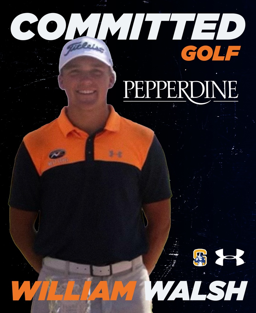 Congratulations to Serra Senior William Walsh, who has committed to play golf for Pepperdine! Go Padres! Roll on, you Waves!