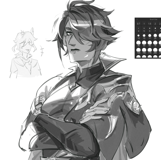 #WIP the tits on this guy are insane 