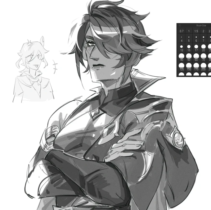 #WIP the tits on this guy are insane 