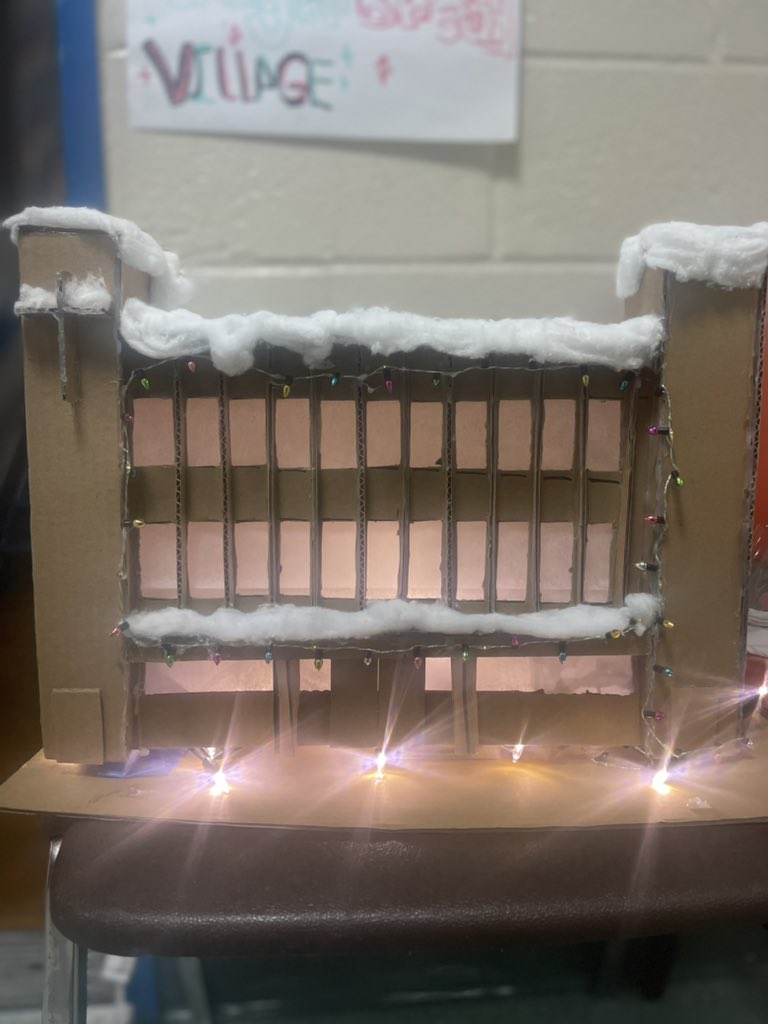 St. Athanasius School “gingerbread” house made by our 8th Grade Teacher. Obsessed 🤩