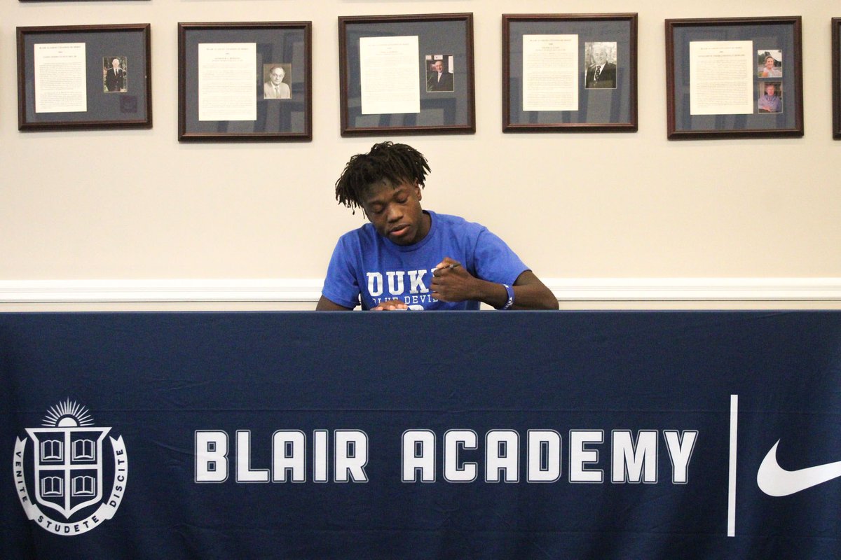 Excited to celebrate <a href="/moussakane/">Moussa Kane</a> signing with Duke today.  You did it the right way on the field, in the classroom, and within the Blair community for the last three years! Go be great at Duke my brother!  OHANA