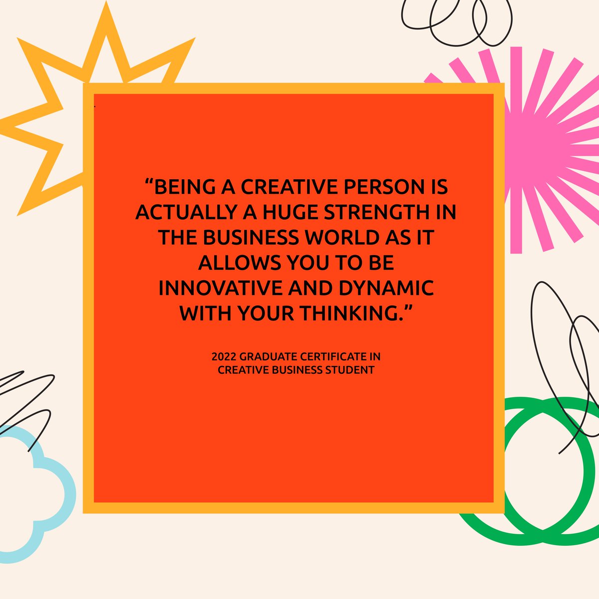 Come and learn with other creatives in our Graduate Certificate in Creative Business, 2023. Applications close 27th January. 
compton.school/graduate-certi…
Email us with any questions - creative.business@compton.school