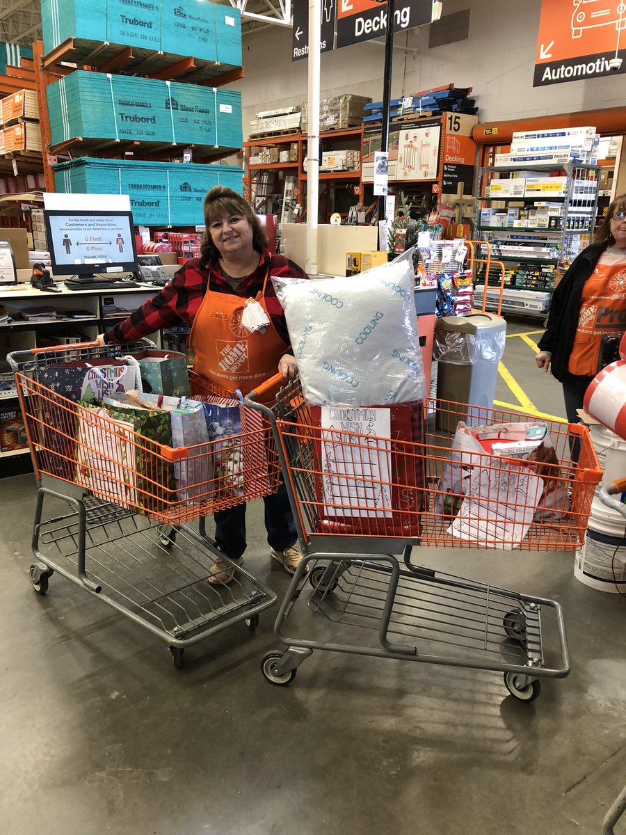 Our store adopted 8 people from a local nursing and gave them a special Christmas..  thank you all for truly living our values!!