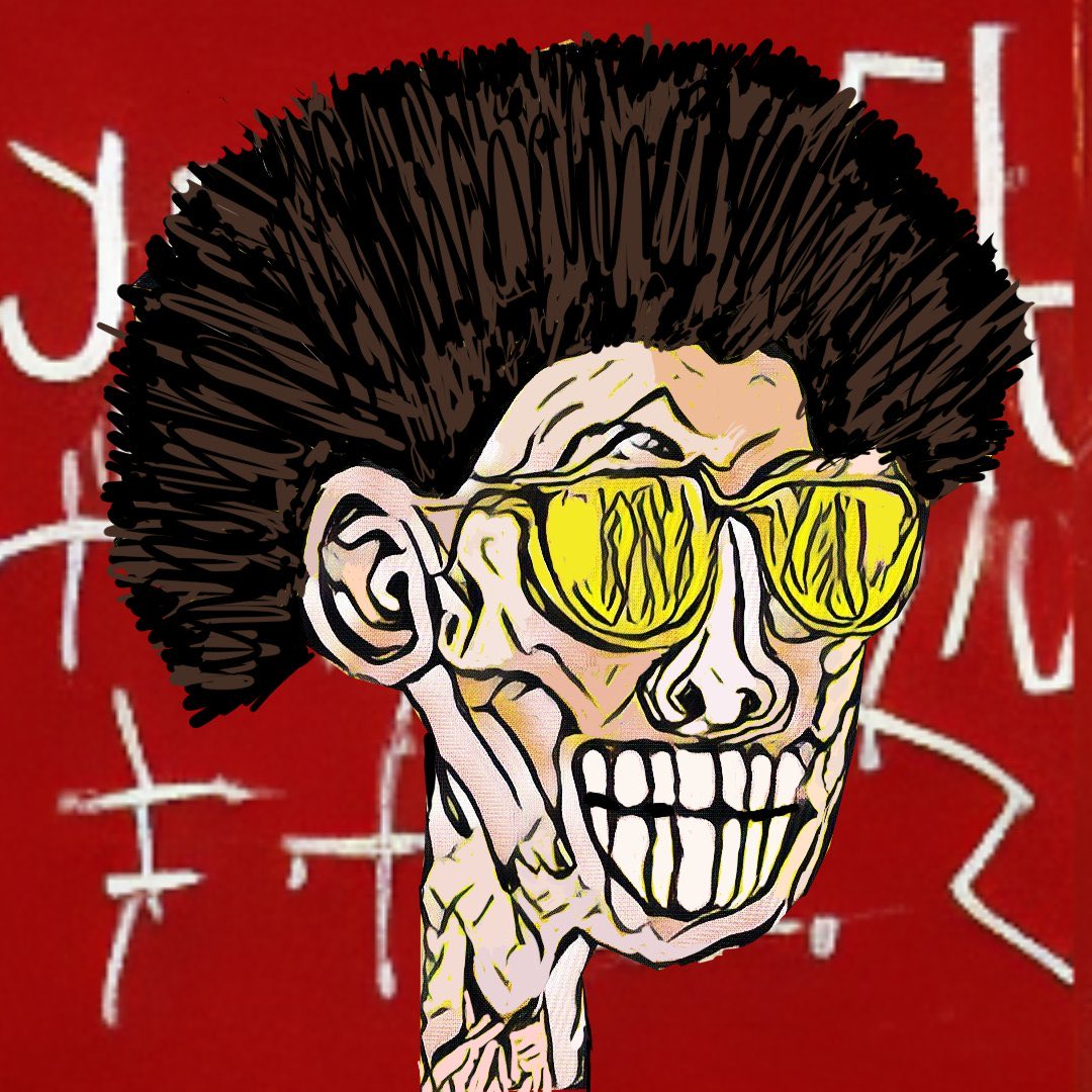 Kaloh_xyz's tweet photo. Just 20 minutes left in season 6 of #PeopleOfTezos!
The auction for my 1/1 side version of @tamccullough #basqunk currently stands at 100 #tezos
Thanks to @Pierreo01 for putting it all together! https://t.co/4F5RG8WQKx