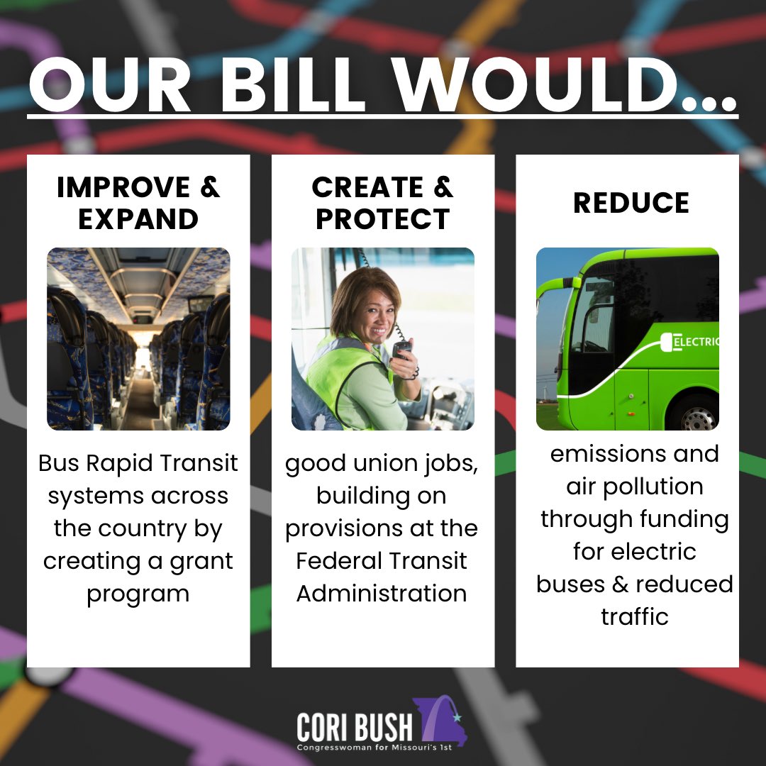 Our communities rely on the bus to go to and from work, school, and stay connected.

<a href="/RepChuyGarcia/">Congressman Chuy García</a> and I are introducing the Bus Rapid Transit Act to make the vital investments our bus infrastructure needs.