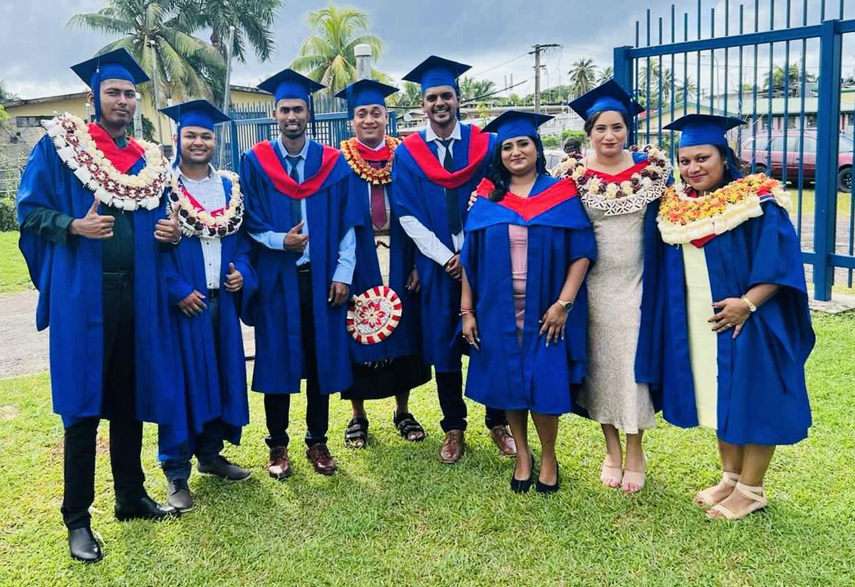 Congratulations to the first Graduates with a Masters Of Nursing (Emergency Nursing) in Fiji. This is a significant achievement and a milestone. These outstanding graduates will be the Emergency Nursing Leaders in Fiji, leading the way forward. Congratulations!
<a href="/NatTraumaCentre/">NCCTRC</a>