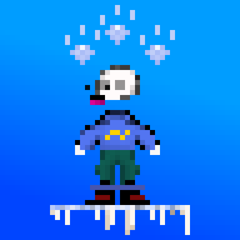 ThePXCC's tweet photo. It's getting frosty out there! Stay warm! 

#nfts #digitalart #collectibles #pixelart #winter https://t.co/vkiMD7crDn
