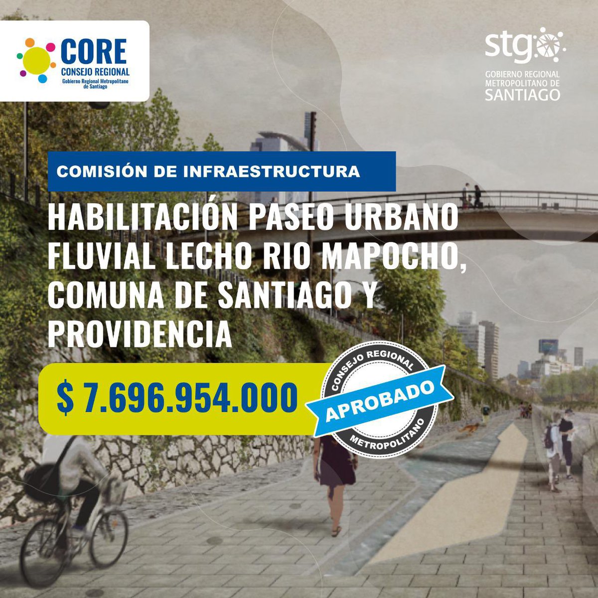 Mapocho Pedaleable tweet media