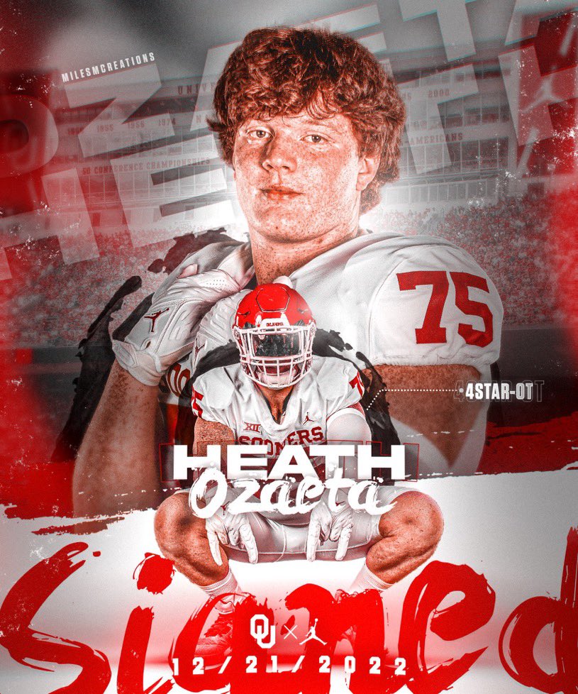Heath Ozaeta (@heathozaeta) on Twitter photo Let’s get to work!!! #CHO23N #OUDNA #BOOMERSOONER <a href="/OU_Football/">Oklahoma Football</a> <a href="/OU_CoachB/">Bill Bedenbaugh</a> Let’s get to work!!! #CHO23N #OUDNA #BOOMERSOONER <a href="/OU_Football/">Oklahoma Football</a> <a href="/OU_CoachB/">Bill Bedenbaugh</a>