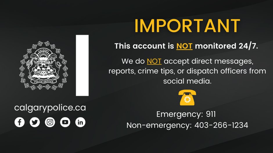 Calgary Police Service - Seized tweet media