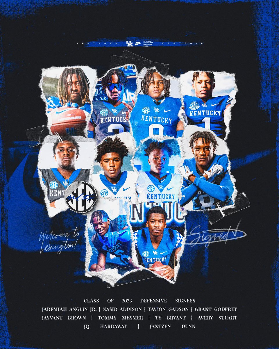 Never forget how special Signing Day is!  These are life-shaping decisions being made by young men &amp; their families.  Welcome to all the new additions to <a href="/UKFootball/">Kentucky Football</a> especially these future Wildcat defenders. Let’s Work! #BBN