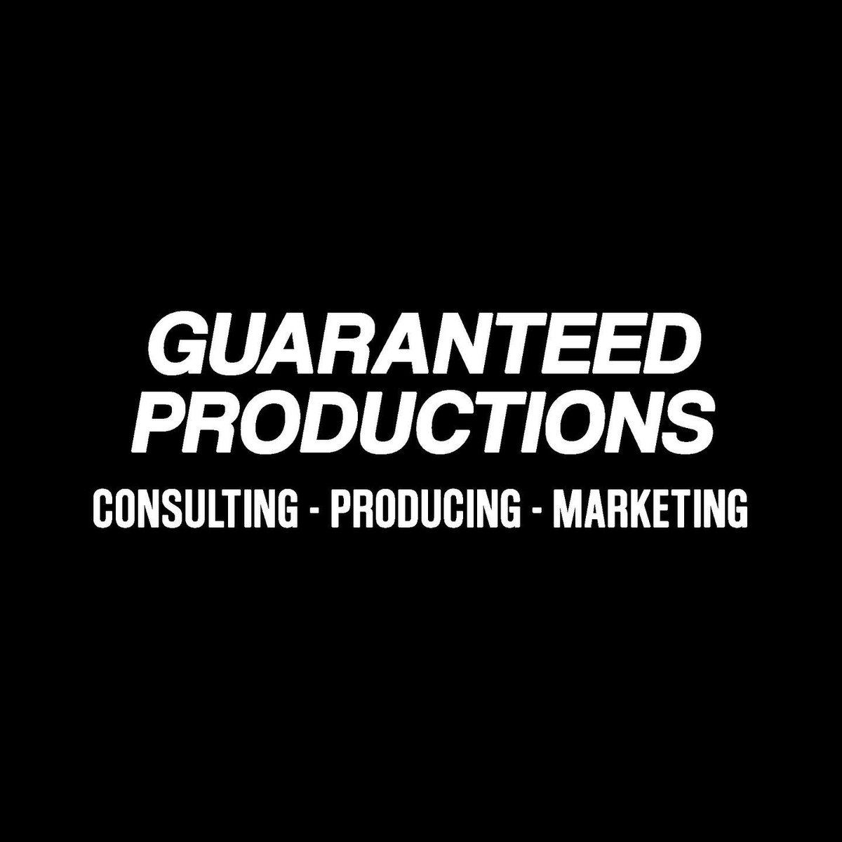 GUARANTEED PRODUCTIONS tweet media
