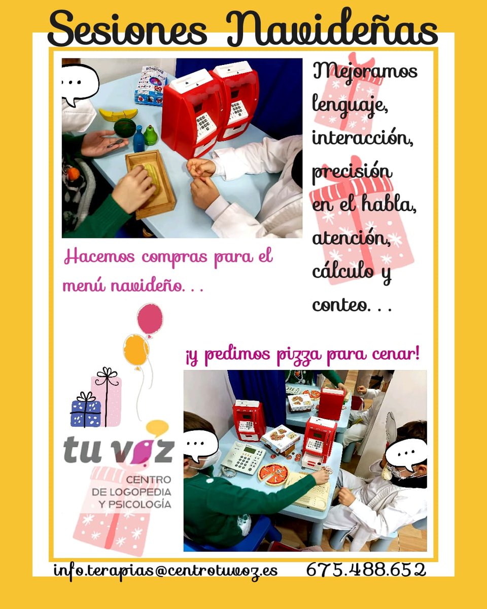 centrotuvoz's tweet image. #navidad2022 #niñosfelices #terapiasdivertidas #logopediamadrid #psicologiamadrid #atenciontemprana #fuenlamola #FuenlabradaCiudadViva #centrotuvoz