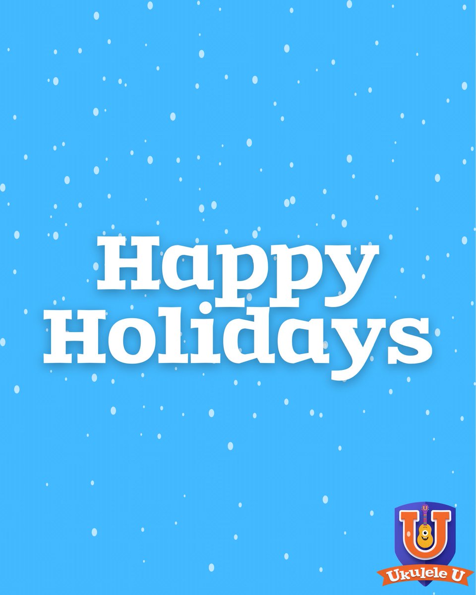 Happy Holidays from Ukulele U! ❄️✨

Tag someone below who you’re spending the holidays with. ☃️🧡

#UkuleleU #CBCKids #CBCGem #NewShow #KidsTV #ChildrensTelevision #ChildrensMusic #KidsMusic #CanadianTV #Ukulele #UkuleleMusic