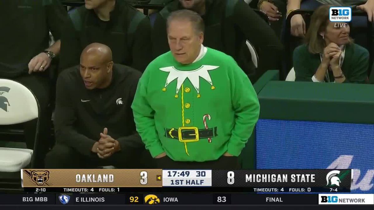 MichiganStOnBTN's tweet photo. Looking good coach. 🤣 https://t.co/pWiJZm8N3C