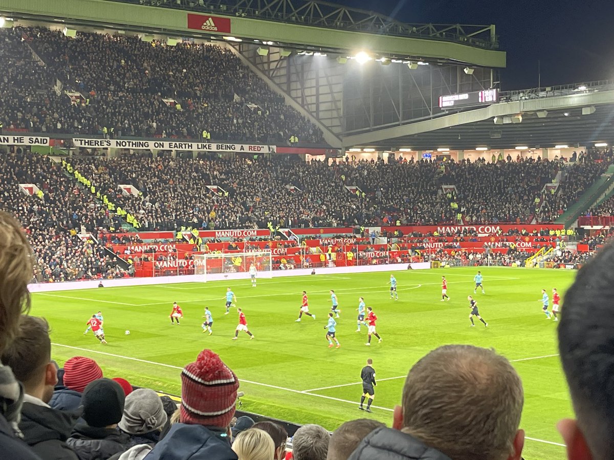 SamStone_13's tweet photo. Great atmosphere at Old Trafford tonight. Man U 2-0 Burnley in the 4th round of the Caraboa Cup https://t.co/hBnuUpUDWX