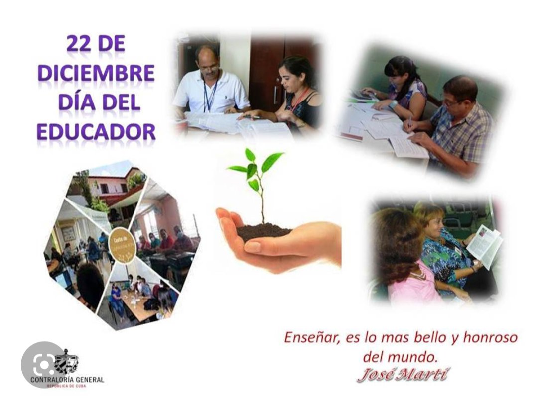 1_facultadsc's tweet photo. "Instruir puede cualquiera, enseñar solo quien sea un evangelio vivo"..Felicidades a todos los educadores cubanos y en especial a los de la #fac1_med de la #UCM_SC. El reconocimiento por la maravillosa  labor que realizan en la formación de las nuevas generaciones. @fidelaoreyes. https://t.co/PhVdo1x9mv