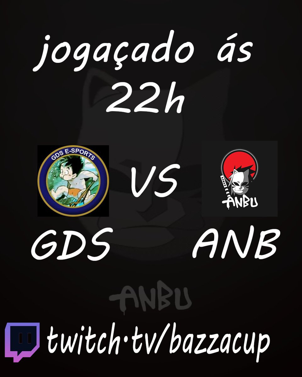 anbu_sports's tweet photo. Jogão hoje ás 22H contra @goku_sunga valendo vaga!!
Vamos todos torcer juntos #GoANB https://t.co/btOve7sfmO
