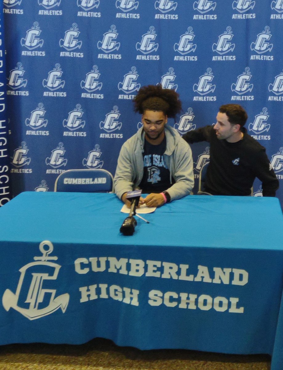 Big day on Campus as Senior Student - Athletes announced their next education and athletic stop.

Patrick Conserve - Football - The University of Rhode Island 
<a href="/GoRhodyRams/">Rhode Island Rams</a> <a href="/LimaJosh/">Josh Lima</a> <a href="/RhodyFootball/">Rhody Football</a> <a href="/Branden_Mello/">Branden Mello</a> <a href="/BWMcGair03/">Brendan McGair</a> <a href="/EricBen24/">Eric Benevides</a> @NCoitABC6 <a href="/RIIL_sports/">RIIL</a> <a href="/riiaaa2018/">@RIIAAA</a>