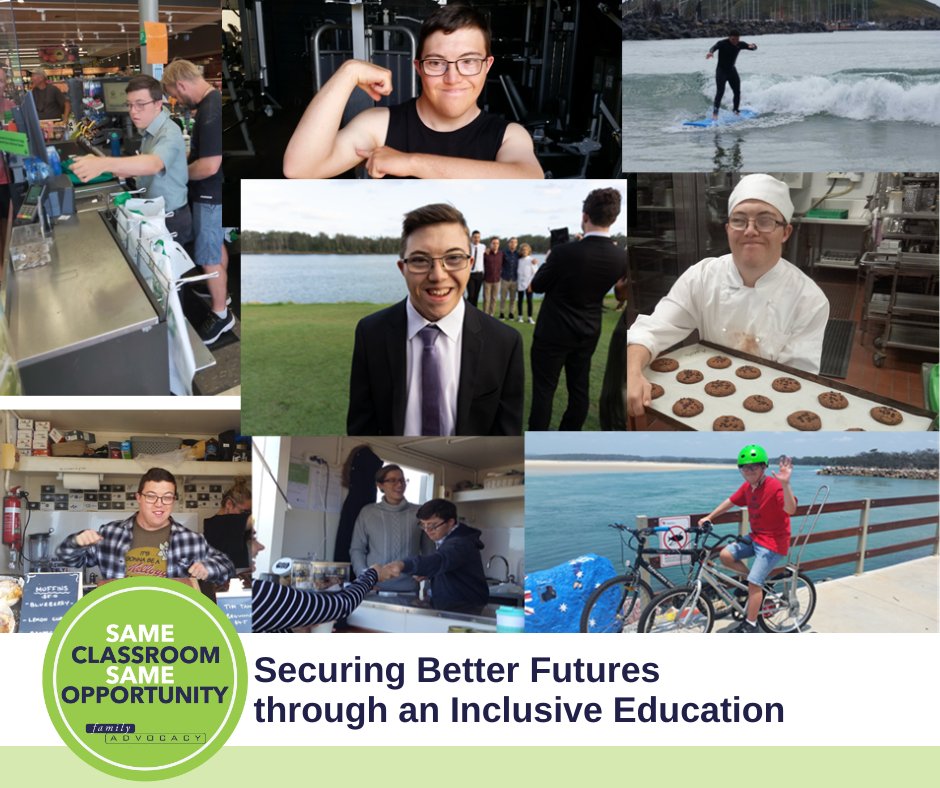 FamAdvocacyNSW's tweet photo. "Jacob’s life as an adult is a typical one, similar to any young man his age”
A great example of #InclusiveEducation as a pathway to employment & the good things of life.
Support our #SameClassroom Campaign, so we can secure better futures for young people https://t.co/bJLUOjaG0P https://t.co/e9FheeGvkL