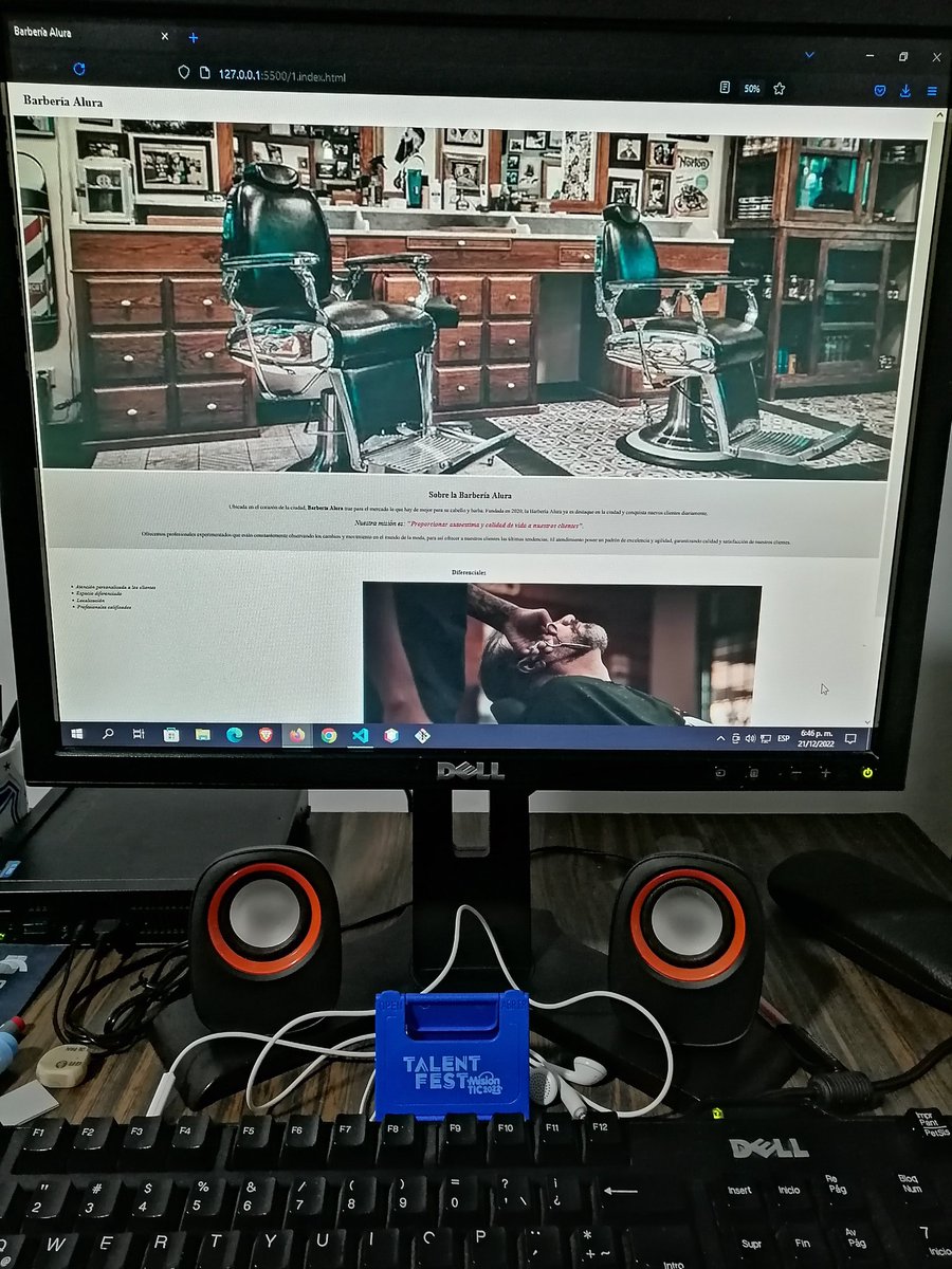 Hawer_Tech's tweet photo. 🖥️ Practicando los ejercicios y cada vez más contento con los resultados obtenidos en front end.
Gracias.
@Oracle
#AluraLatam
#OracleNextEducation
#helloONEG4 https://t.co/hdExr6YTj3