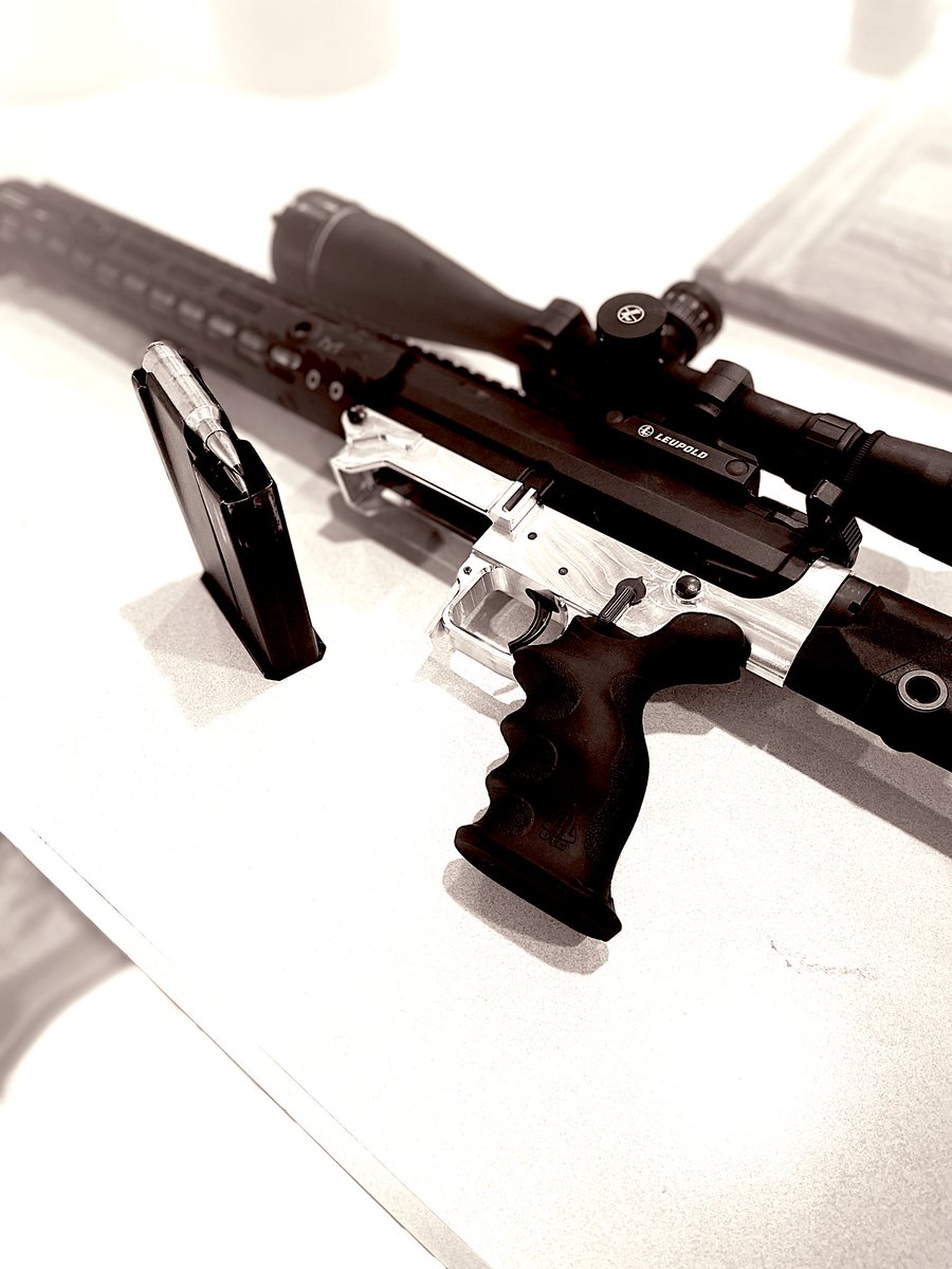 kalibertech's tweet image. Finishing up our newest prototype for the KT10 Longbow- a semi-auto chambered in 300 WSM or 6.5 PRC. This will be a game changer for long-range precision shooting! 

.
.
.
.
.
.
.
.
.

#300wsm #65prc #65prchunting #precisionshooting #precisionrifle #ar10