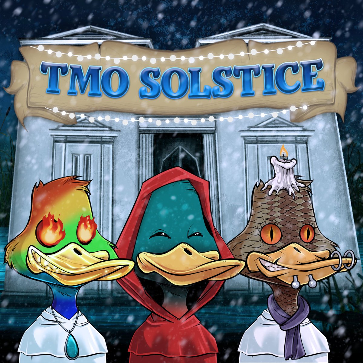 mallardorder's tweet photo. TMO is hosting a holiday scavenger hunt! 

To participate, you must have a Mallard Duck, Invitation Letter, or Relic. 

Prizes include Mallards, Relics, ADA, and RUNE utility tokens. Join our Discord for more details.

#CNFT #CNFTCommunity #CNFTProject #CardanoNFTs #MallardUP https://t.co/bBmbXsWJKq