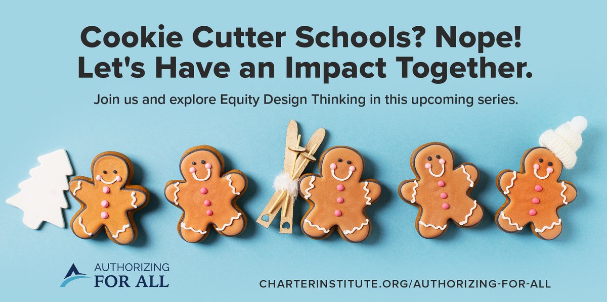 Team_Epicenter's tweet photo. Authorizers, we want to hear your voice! Join the conversation as Authorizing for All’s Equity Design Thinking virtual series starts January 23. Sign-up for free and work with professionals and peers to make education more effective for every child. Visit https://t.co/93lhExS307 https://t.co/NMJLFNlrrP