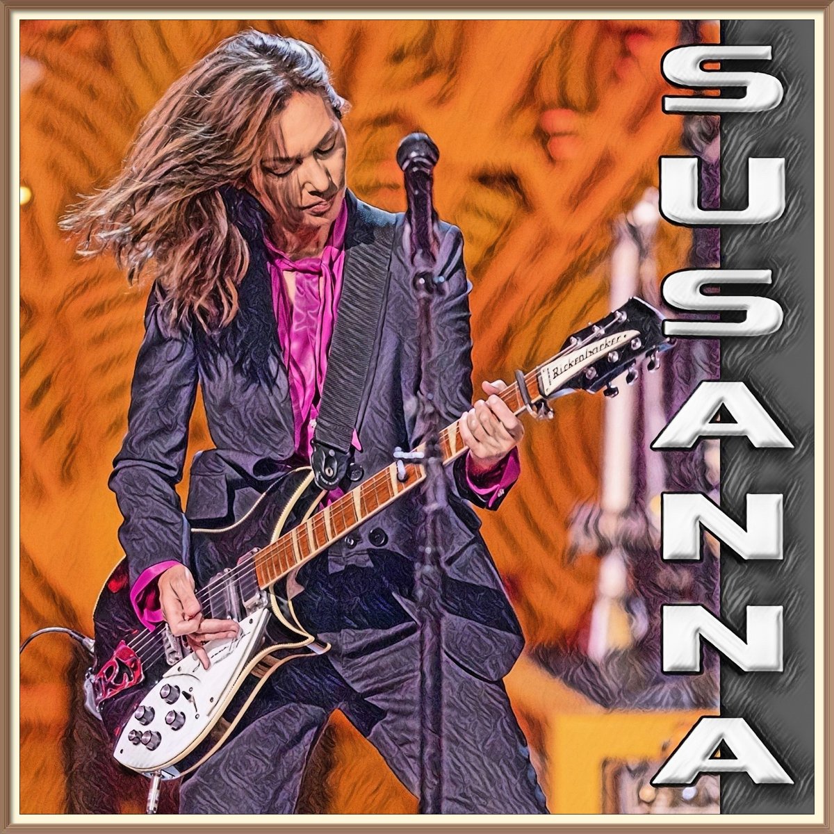 @Wildaboutmusic that first photo of @SusannaHoffs from the Paul Simon Special you displayed here, well I did a little graphics editing with it (It's a hobby of mine) so here's a couple I finished. I hope Susanna enjoys them @EthanSVG @OfficialBangles @friendlysmilepi @TamarHoffs