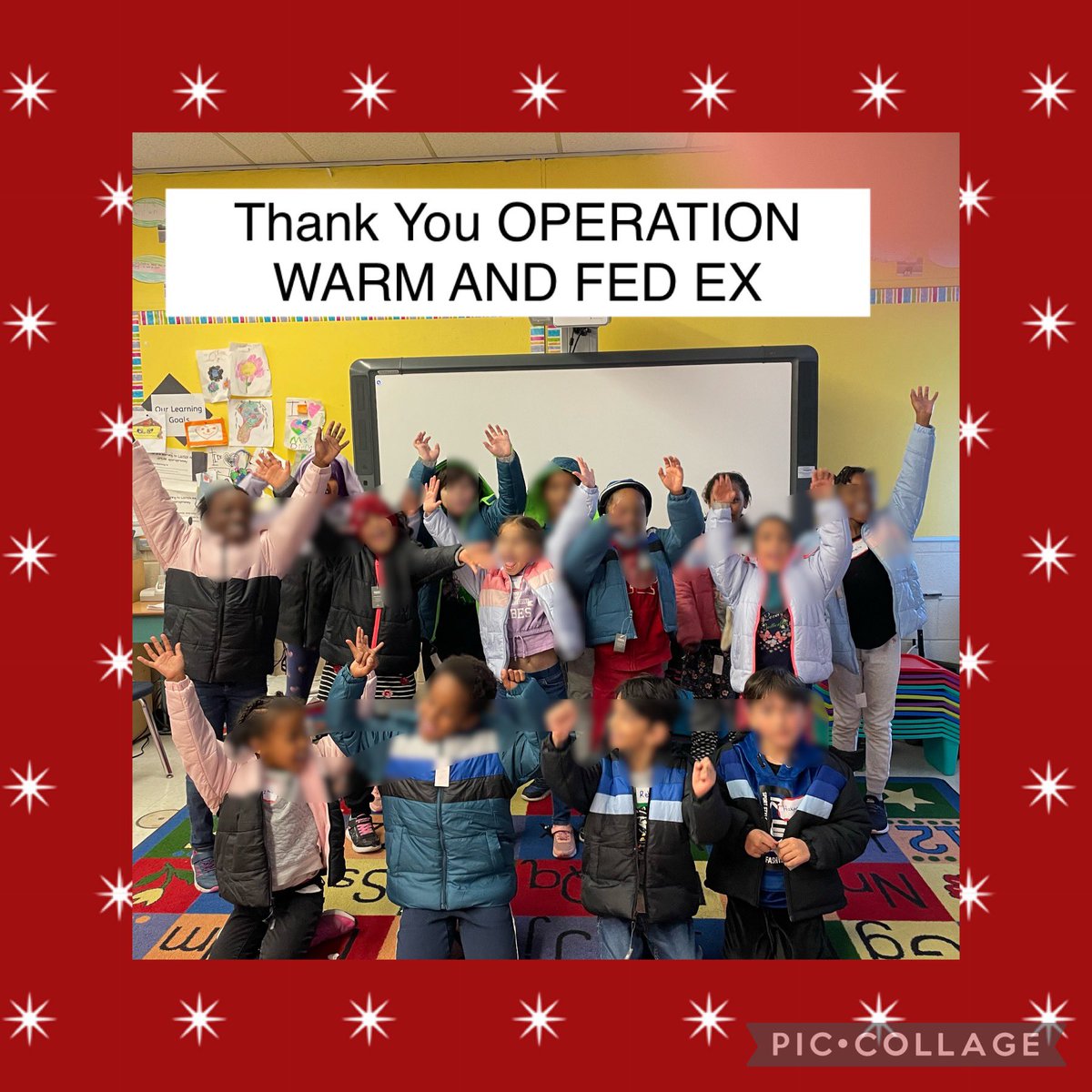 KVV_Rm24's tweet photo. Thank you @OperationWarm and @FedExCanada for this amazing opportunity. Each child at @kingsviewvjs received a winter coat.  @DaviddeBelle @LC1_TDSB #tdsb https://t.co/XJFV1JpaxS