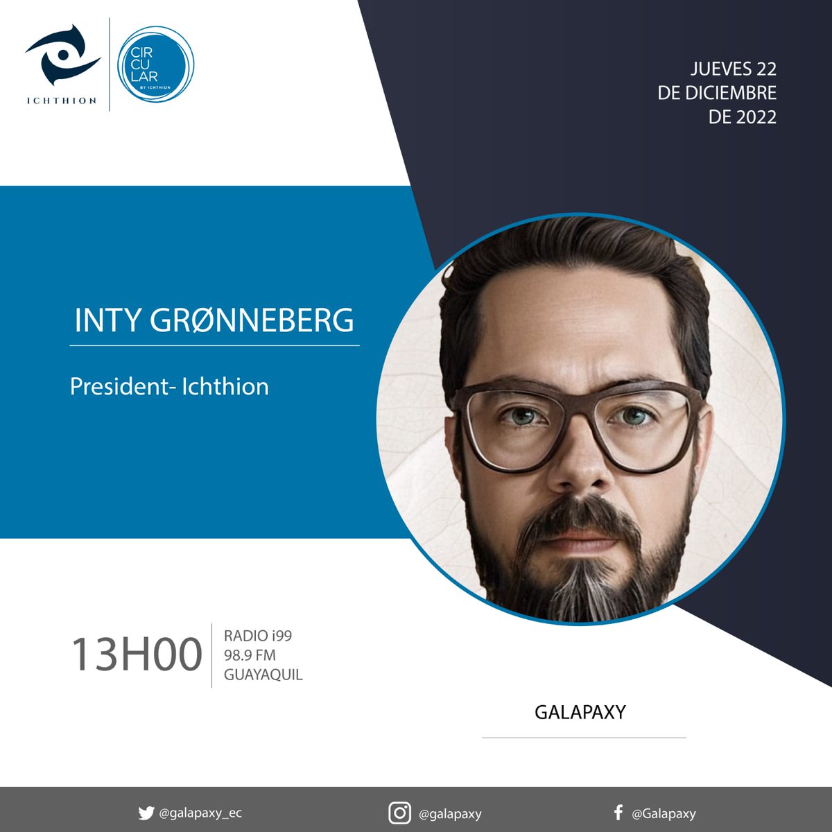 CircularEC's tweet image. Sabías que nuestra iniciativa @galapaxy_ec ya está aquí para salvar a las #Galapagos del plástico de un solo uso. 😉

Entérate más el día de mañana con nuestro presidente @groninty vía @radioi99

#forclimate #Mision593EC #GalapagosSinPlastico