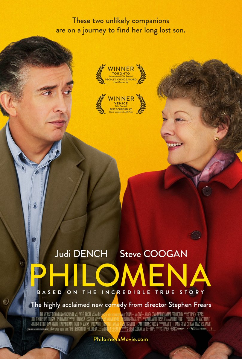 WorthlessCinema's tweet photo. PHILOMENA (2013) https://t.co/IWhBAKjMoX