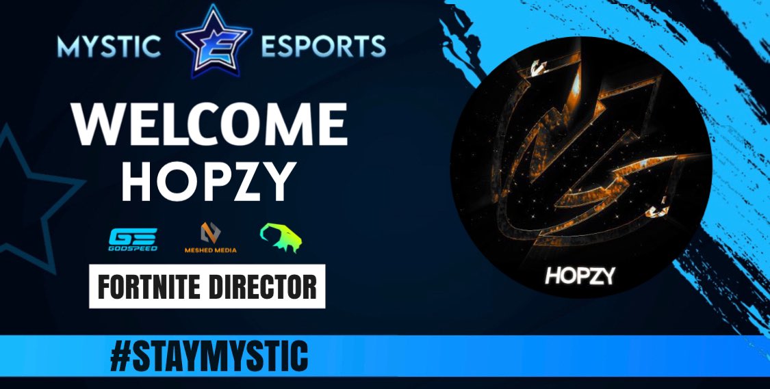 MysticEsportsOP's tweet photo. .@FortniteGame here we come 🤠

INTRODUCING… Mystic @ItsHopZy as our official Fortnite Director!

Get ready, #MYSTICNATION, huge plans in store for Mystic Fortnite in 2023.

#JoinTheTeam | #StayMystic ⚔️ https://t.co/ZWe0MDBZGr