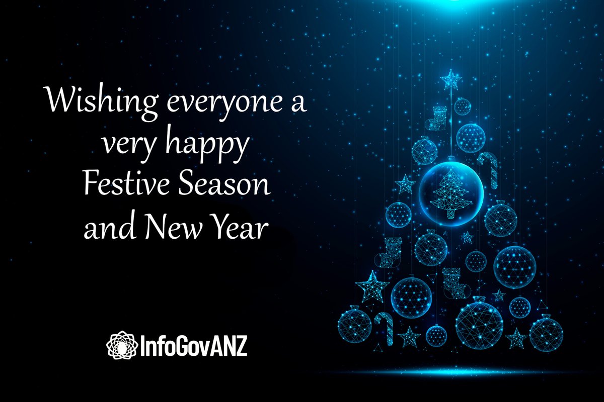 Wishing everyone a happy and relaxing Festive Season and New Year!  Thank you to our guest speakers, contributors, the #InfoGovANZ Advisory Board and International Council, and our sponsors <a href="/ansarada/">Ansarada</a>  <a href="/RelativityHQ/">Relativity</a>  <a href="/ActiveNav/">ActiveNav</a> <a href="/edt_io/">EDT</a>  @TheInfoMgmntGrp <a href="/intapp/">Intapp</a>   See you in 2023!