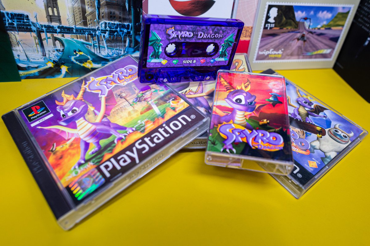 Was patiently anticipating these tapes from <a href="/mmrycrd/">mmry.crd</a>  to make their journey across the planet.. and worth the wait it was!
Ridge Racer Type 4 and Spyro The Dragon casettes with all the attention to detail I'd exect! The memory card was unexpected, but a cool as hell addition too!