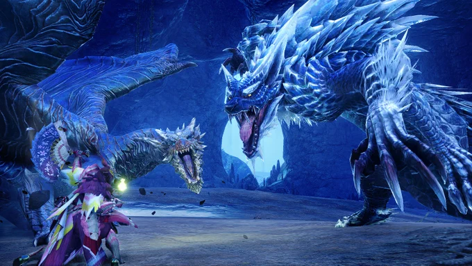  EVENT QUESTS Ring in the holidays with two Event Quests!Fill your hunting record with crown-sized Blood Orange Bishaten and Magma Almudron in Hell's Jingle Bells. In The Terrible Threes, slay Lunagaron, Astalos, and Kushala Daora to earn the Fist Bump Pose Set! 