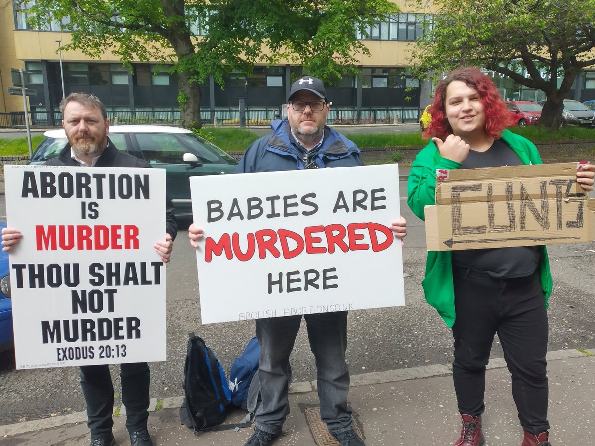 If by that you mean I stood outside of a healthcare setting to humiliate two anti abortion extremists then yeah I guess those are my true colours.