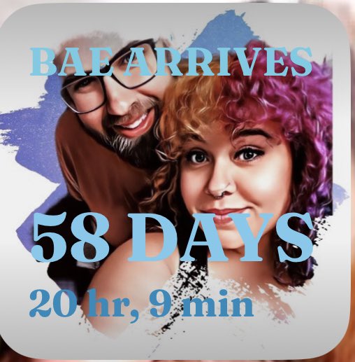 theelphyys's tweet photo. Less than 2 months left until the Elphyys are reunited!! Can’t believe it is going to be here before we know it! #longdistance #gamingcouple #breakthedistance #international https://t.co/CoQea5isIn
