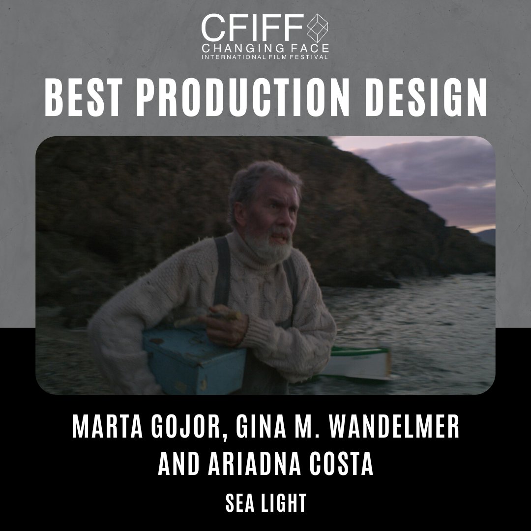 Congratulations to the winner of Best Production Design 2022!

Marta Gojor, Gina M. Wandelmer and Ariadna Costa

#Filmmaker #Film #FilmFestival #CFIFF #Drama #ShortFilm #AwardWinner #ProductionDesign #Design
